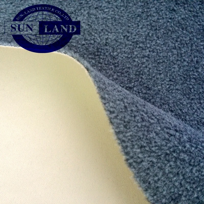 china manufacturer make to orders winter sports thermal jacket 100% polyester interlock bonded polar fleece fabric