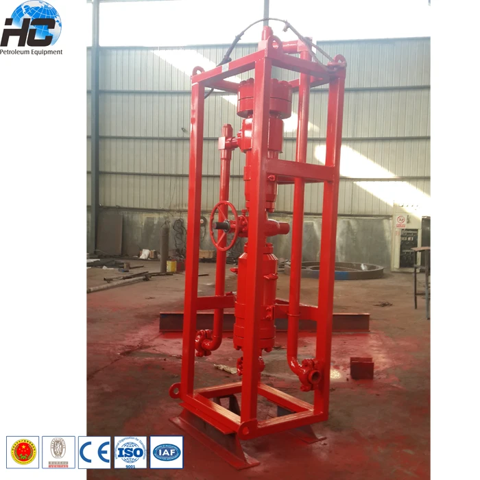 Oilfield wellhead sand desander / drilling mud cyclone