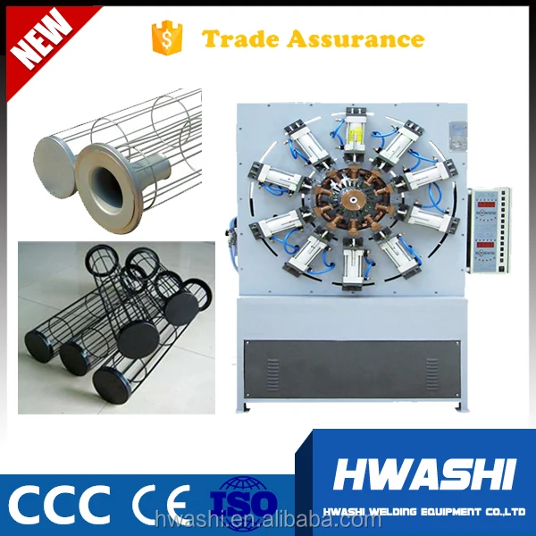 HWASHI Stainless Steel Strainer Mesh welding machine\filter cage welding Machine