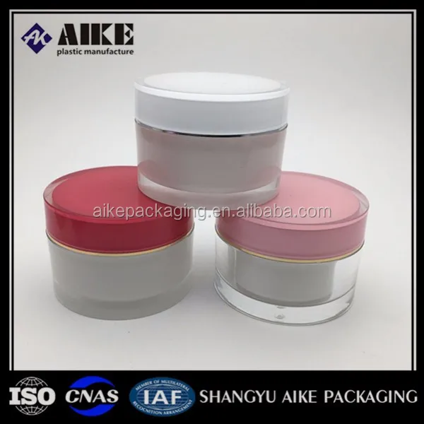 hair gel containers dipping powder jar luxury packaging empty cosmetic plastic cosmetics containers