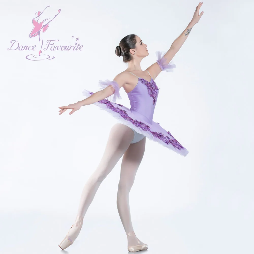 BLL083 Lilac Professional Ballet Tutu Ballerina Dance Costume for Girls and Women Solo Dance Performance or Competition Costumes