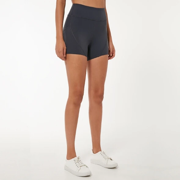 OEM athletic wear fitness shorts with pocket for women yoga