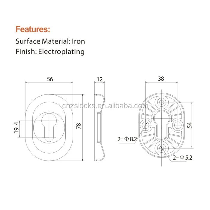 [205]Russian Ukraine iron door lock armor plate protective cover tutamen lock set covers cylinder lock cover