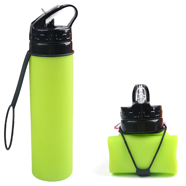 Bpa Free Sports Water bottle Foldable Collapsible Water Bottle
