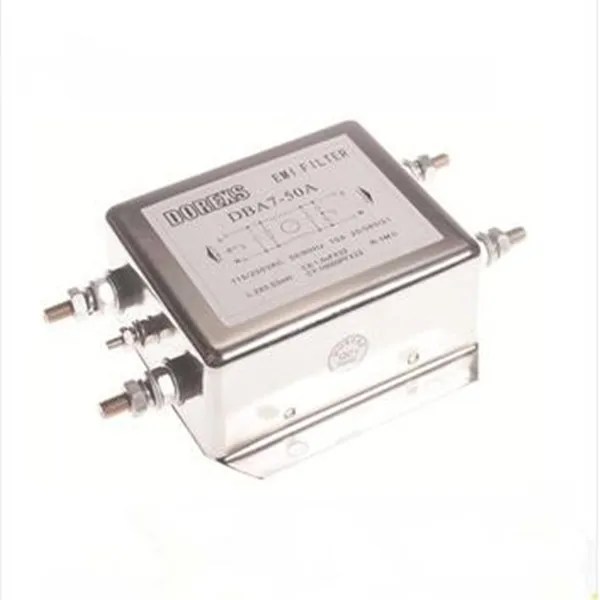 Однофазный шумоподавляющий фильтр переменного тока EMI DBA7 50A