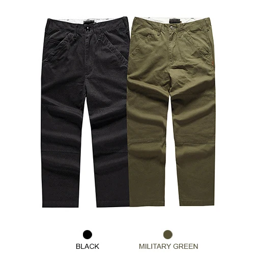 2019 China manufacturer Solid color Elastic Trousers men cotton pants