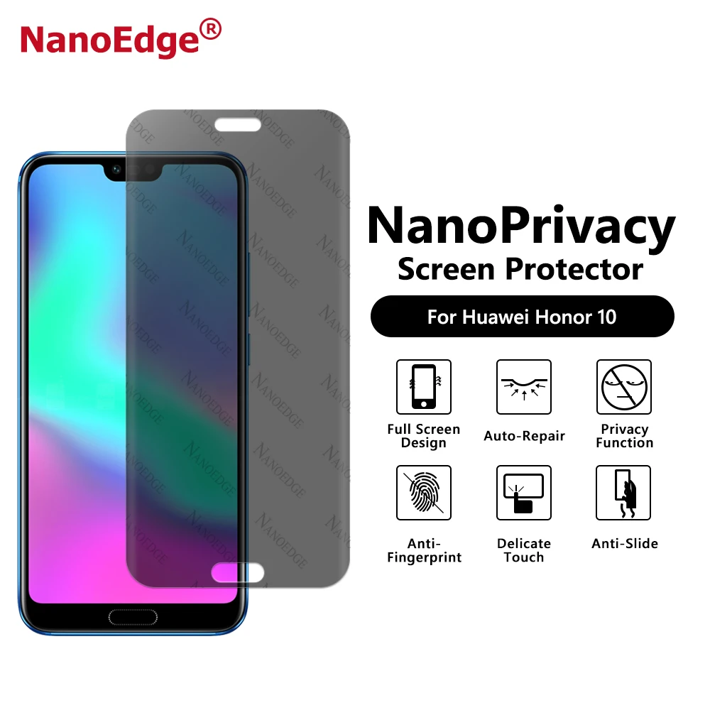 Privacy Nano Shield For Huawei Honor 10 Mobile phone Matte Anti glare Screen Protector