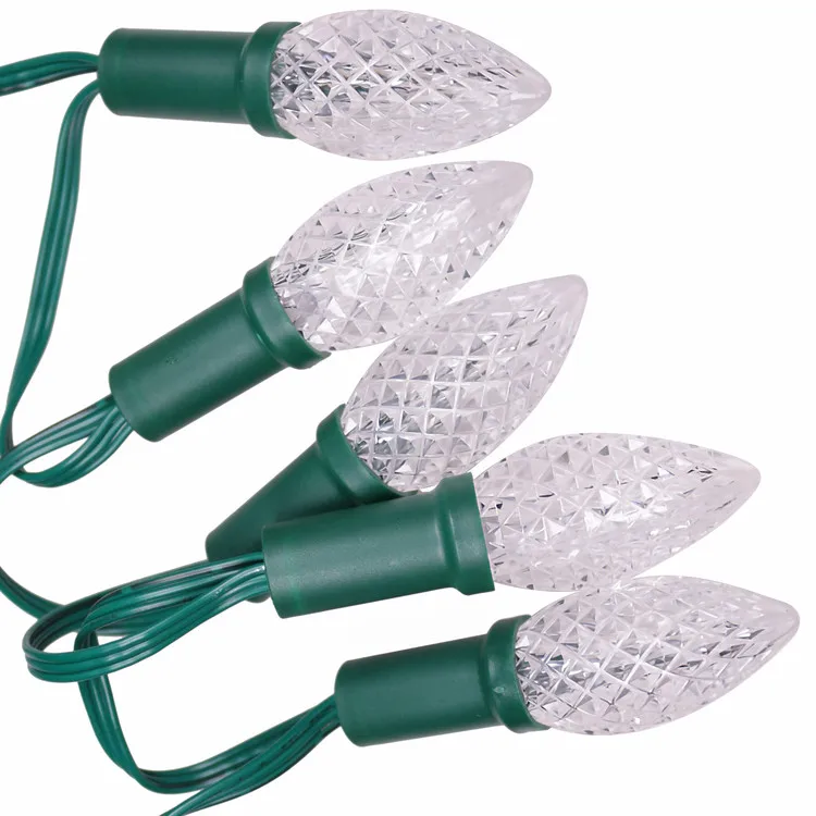 wholesale trade assurance C7 C9 rgb 12v led bulbs string color changing led christmas light