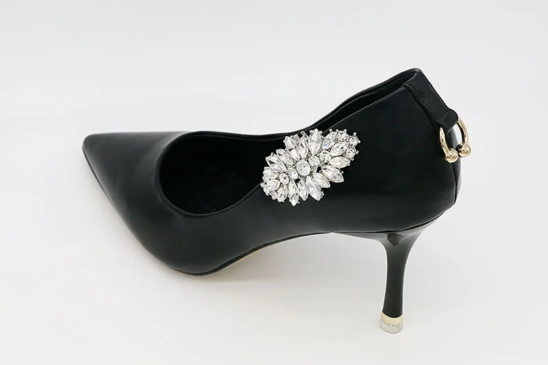 
2019 New arrival fashion design crystal shoes buckle clip for sandal in shoes decoration 