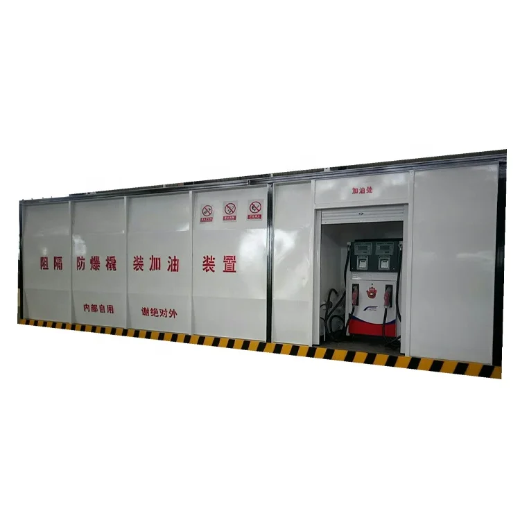 20feet automatic mobile filling fuel dispenser portable container gas station