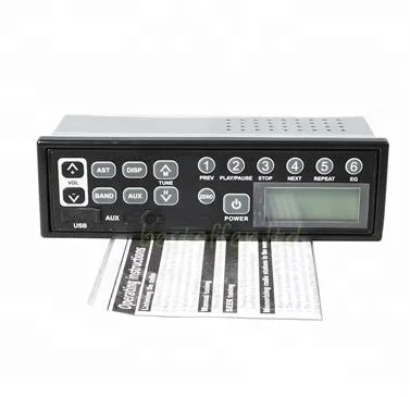 HIDAKA real time clock Remote AUX-IN 1din 12V 24V AM FM M99 suit for Sumitomo Kobelco Hitachi Komastu Excavator car Radio