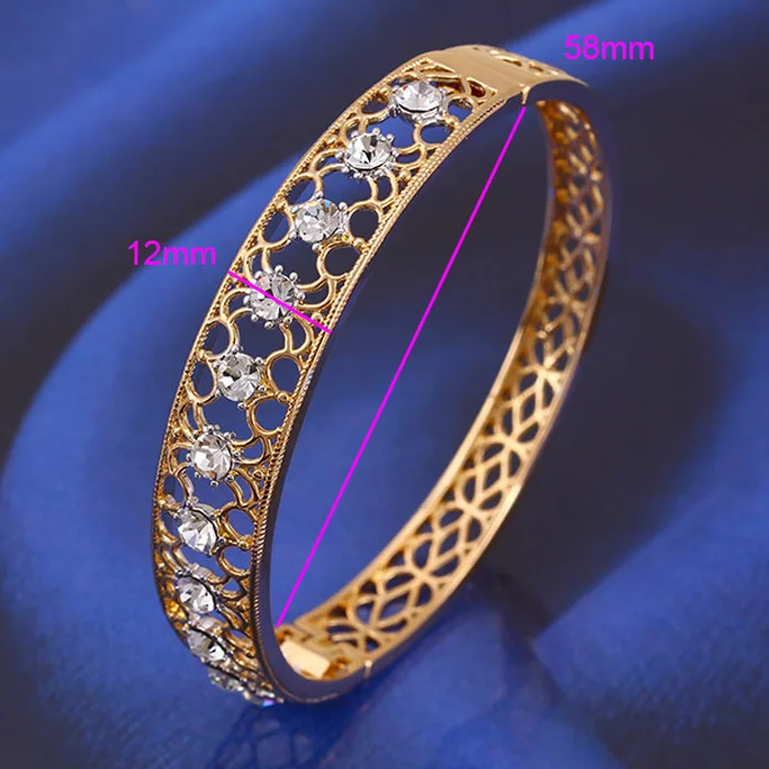 50638 jewelry hot sale girls fancy gold fashion indian elegant multicolor bangle