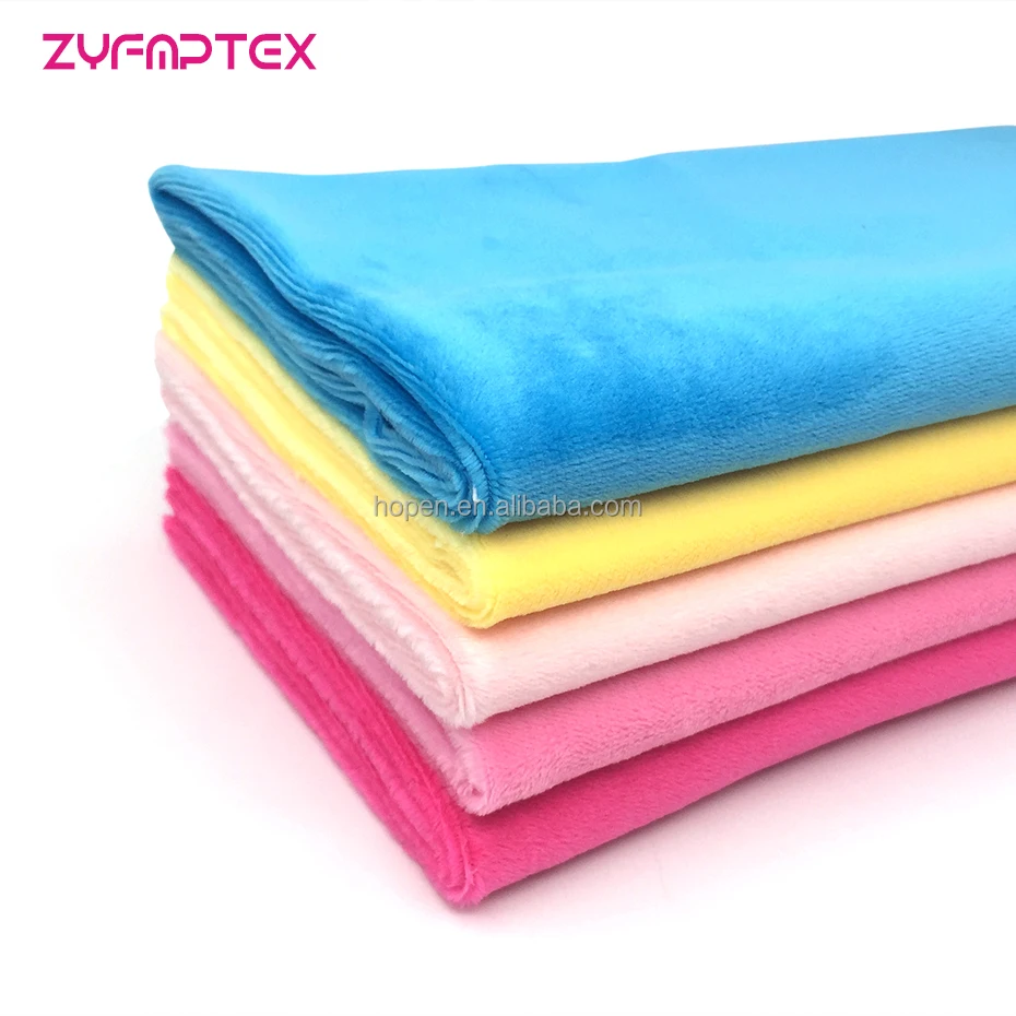 Harmless&reach Test Passed Soft Plush Fabric For Making Plush Toys Home Textile sofa fabric