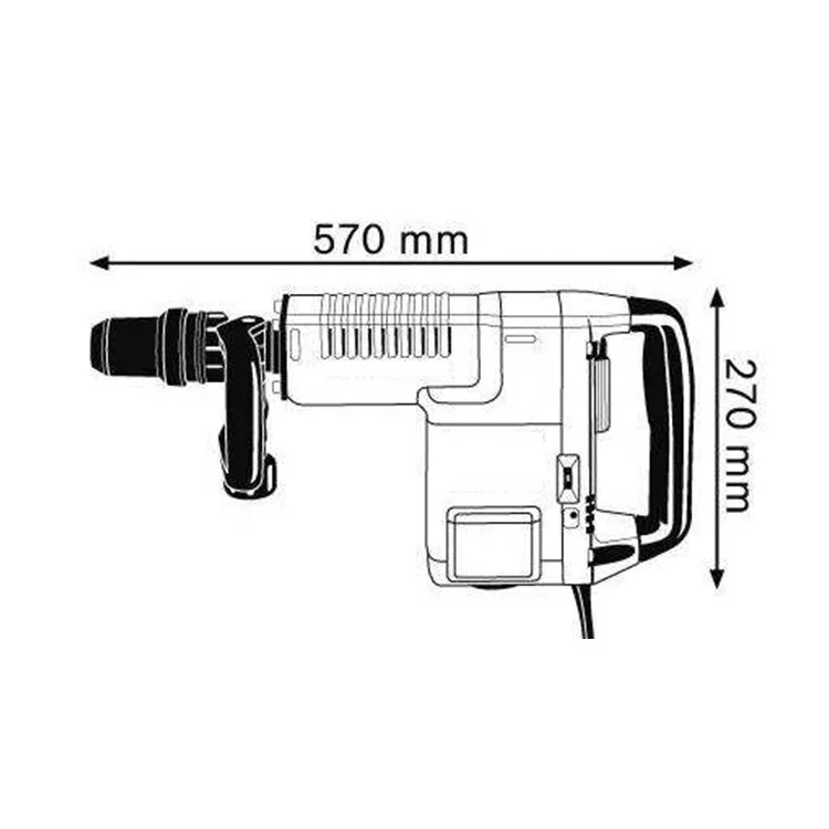 
CTWIN High Quality TC-DH 1019 1500W SDS MAX Electric Demolition Hammer Drill 