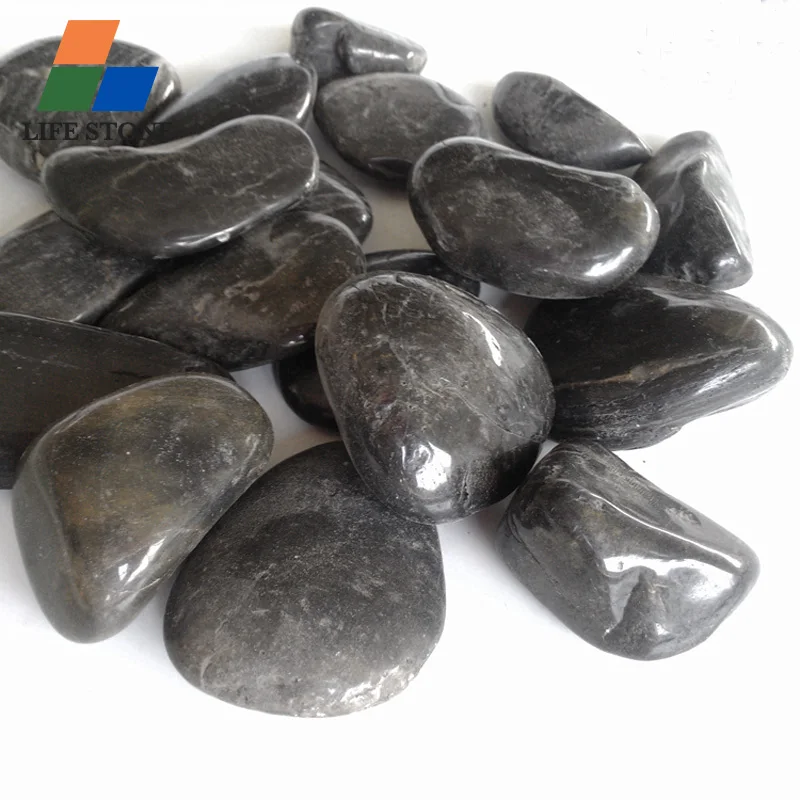 wholesale polished white natural stone pebbles grinding Cobblestone stone
