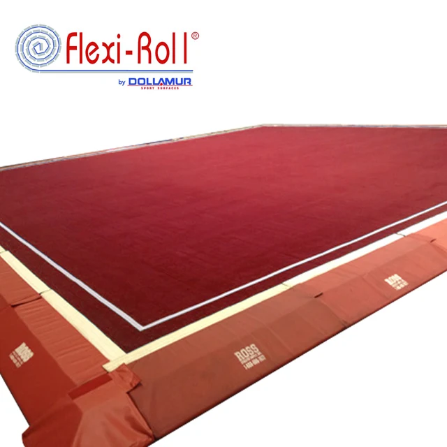 Dollamur flexi roll gymnastics landing mat/multi-function sports equipment/carpet rolling mats
