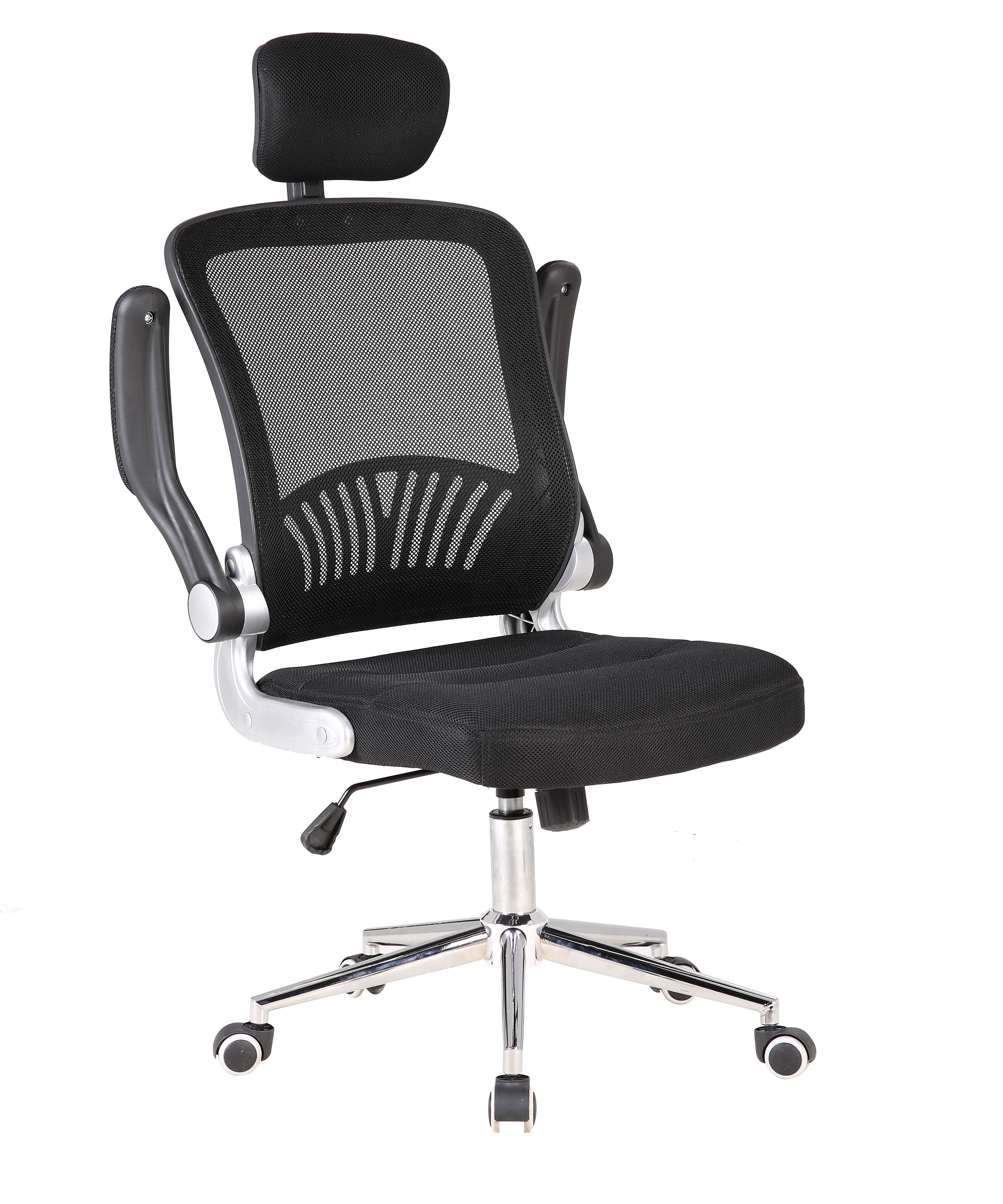 
Swivel mesh ergonomic high back office computer executive task desk staff chair with headrest 