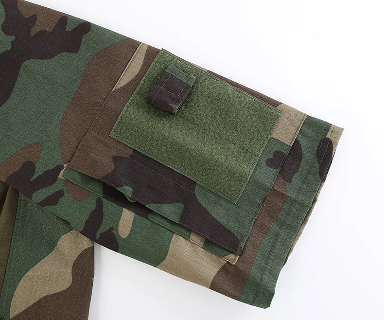 ESDY Tactical Summer Combat Training Uniform Frog Suit Camo Short Sleeve T-shirt