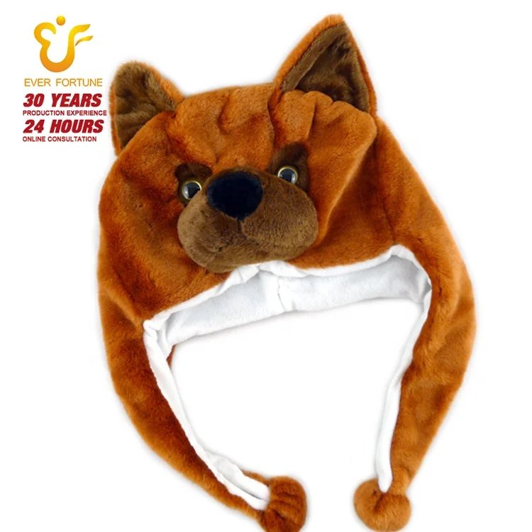 Faux Fur Plush Earflap Holiday Hat Ear Moving Unicorn Rabbit Panda Animal Hoodoe Trapper Children Winter Unisex Girl Kids