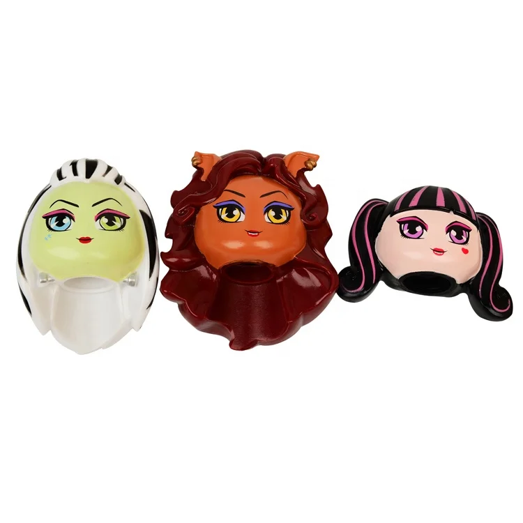 Juice bottle cap head doll toy figurines cartoon drinking bottle cover toy