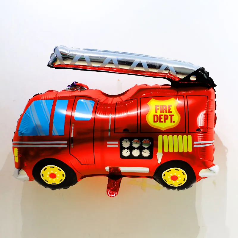 Горячая Распродажа, новый продукт, украшение для дня рождения, гелиевые фольгированные шары в форме пожарного двигателя