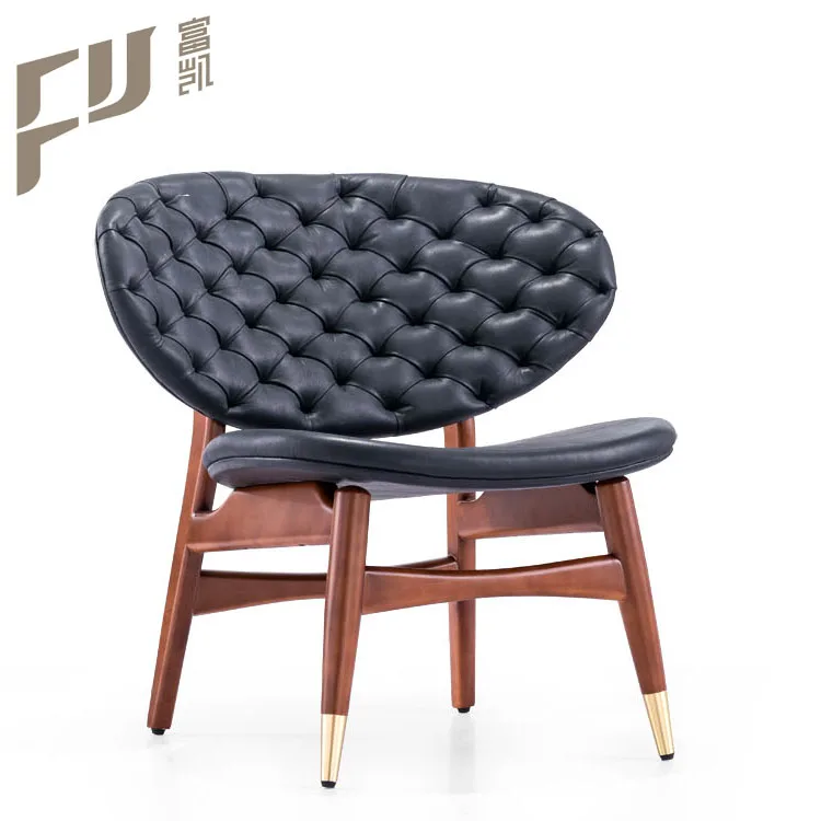 
modern leisure fabric and wooden frame office chairs 