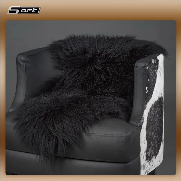 
China factory 100% real sheepskin mongolian lamb fur 
