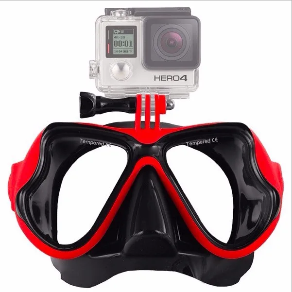 
NEW Camera Mount Diving Mask Scuba Snorkel Swimming Goggles for action cameras 