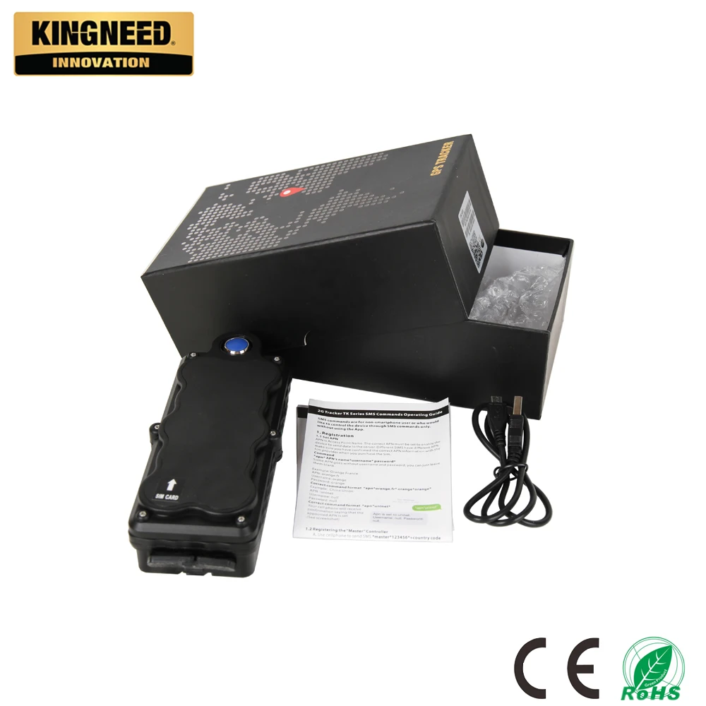KINGNEED TK05SG magnet car vehicle trucks container waterproof anti lost offline sun solar powered 3g gps tracker