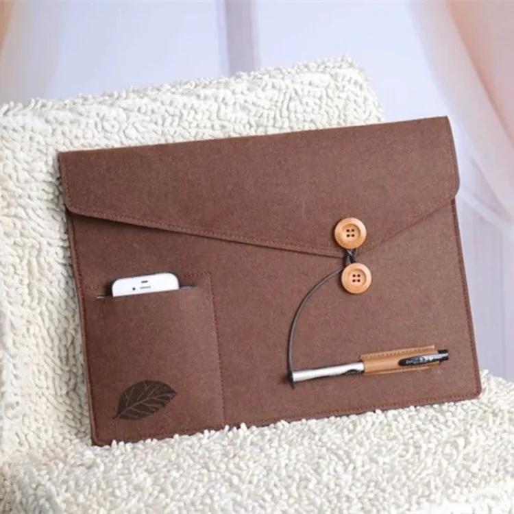 Fancy style felt computers laptops bag and desktops laptop sleeve made of 100% felt
