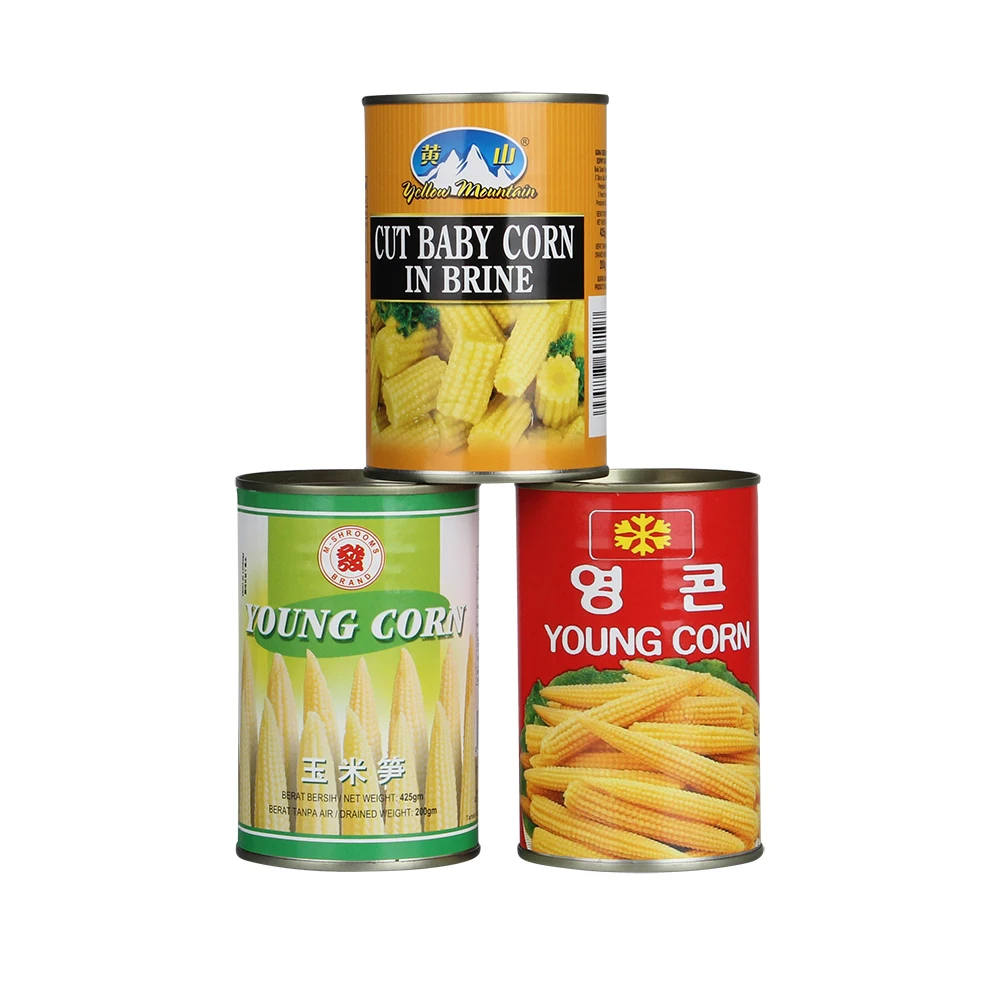 Canned baby corn factory price for export