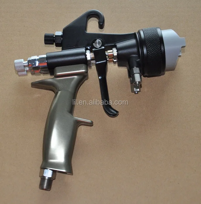hvlp chrome plating double nozzles spray gun with adjustable nozzle size 1.2mm-1.5mm