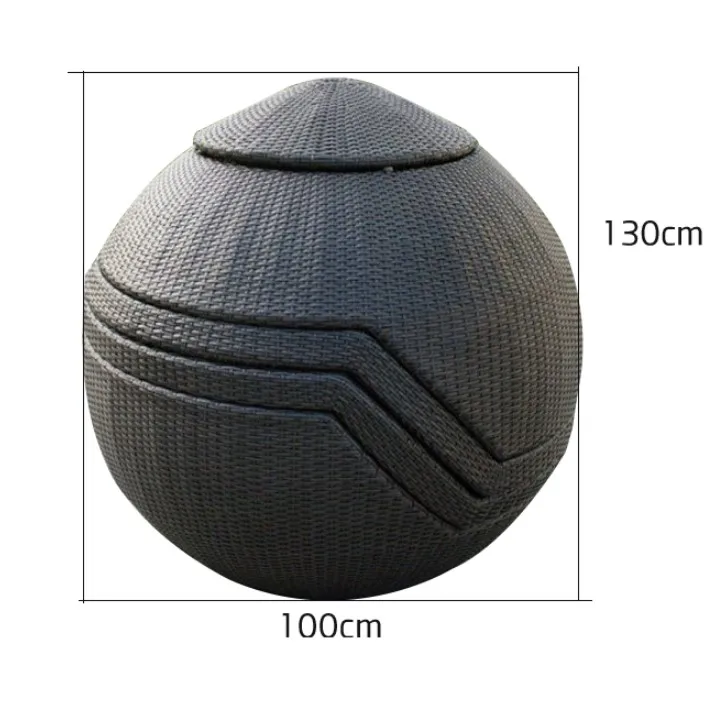 stackable Rattan chair and table/Modern design space saving furniture