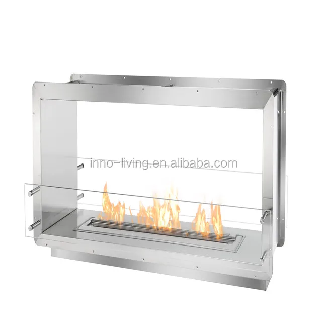 Marble surround wall mounted electric fireplace