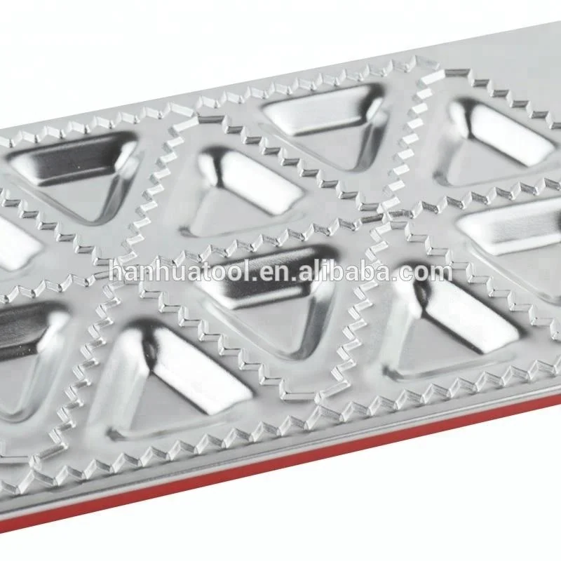 18 Holes Aluminum Samosa Mold Pasta Cutter for Ravioli Maker
