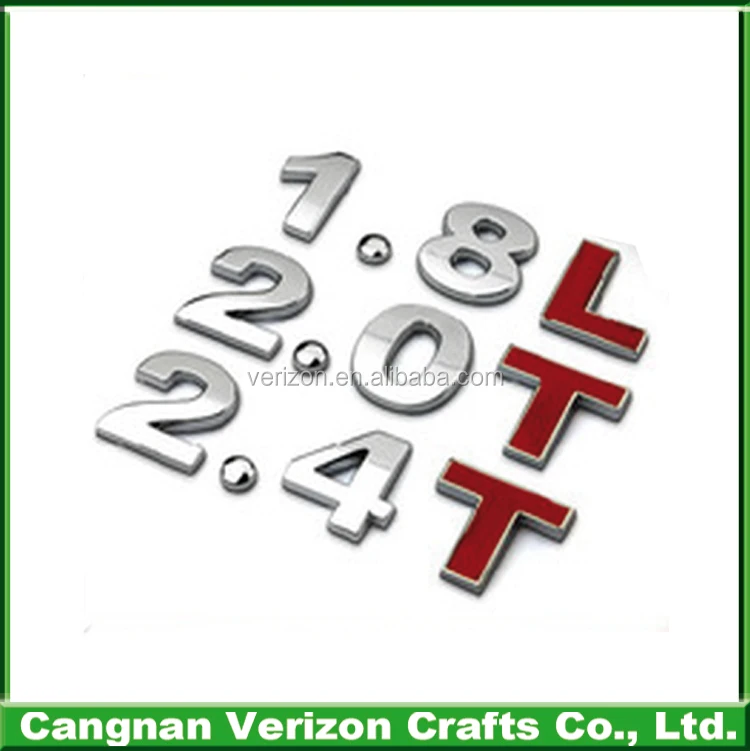 Custom ABS car badges and Chrome auto emblems, Customized emblems car badge logo