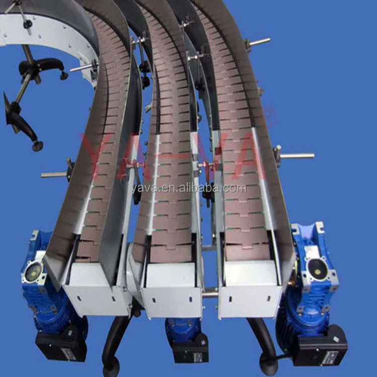 Bottles and Cans Filling Capping Conveyor Transport /Slat Conveyor System Production Line