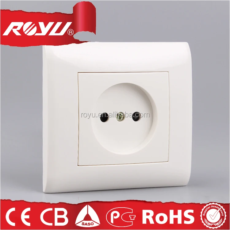 
universal socket,PC material European type electric plug socket, 16A high quality electric outlet 