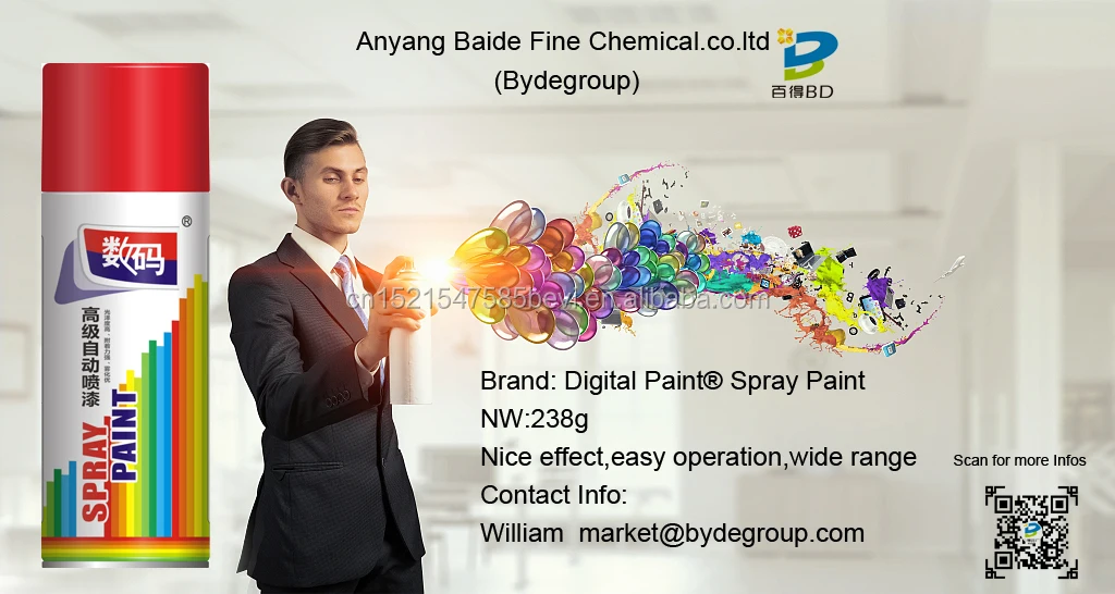 
Quality Fast Dry Color Spray Paint Aerosol 
