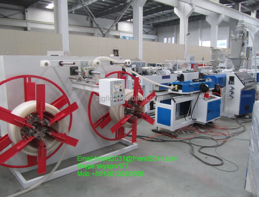 plastic conduit corrugated pipe extruder machine