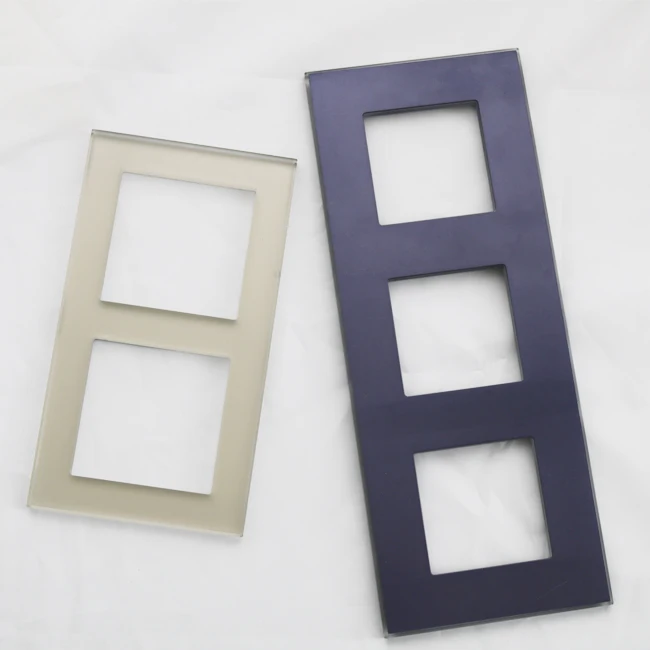 touch switch plate for wall glass touch button panel