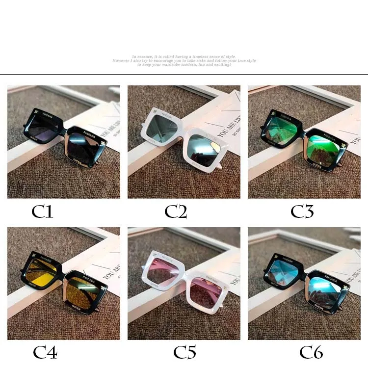 GUVIVI New&CE Made in China Bee Sunglasses square kids Trendy custom sunglasses UV400