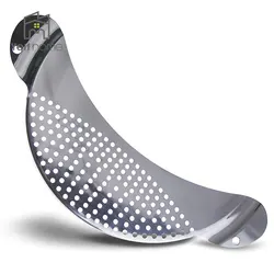 Kitchen Easy Draining Durable Strainer Pot Stainless Steel Clip On Colander