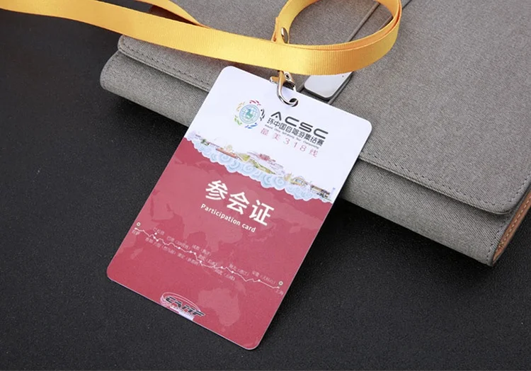 CR80 ID Name Badge Printing Card PVC ID Access Control Card Employee Visitor Badge Card With Customized Printing