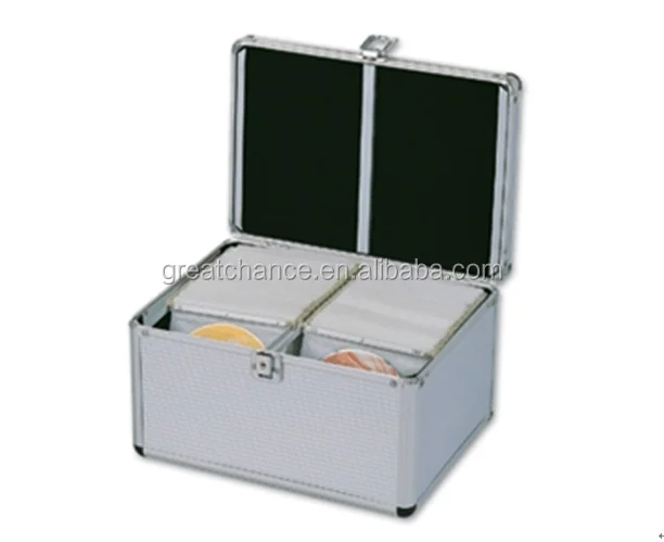 240 Disc Aluminum DJ Fight Case CD / DVD Storage Box