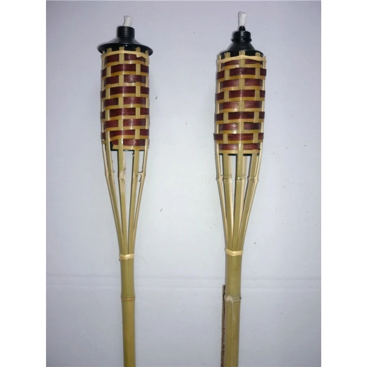Eco-friendly Bamboo Crafts Decorative Festival Bamboo Tiki Torches