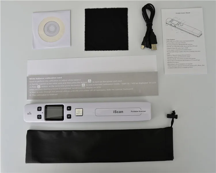 China Manufacture Wireless Portable WIFI Document Scanner Wholesale iScan02WIFI