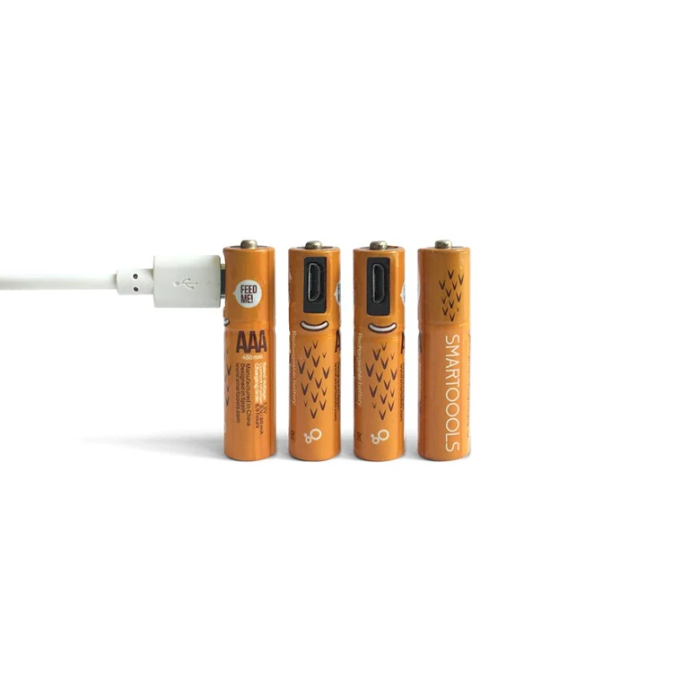 Wholesale AA 1.2V USB battery rechargeable battery usb charging,Toy car, High Quality 1000mAh AA rechargeable battery
