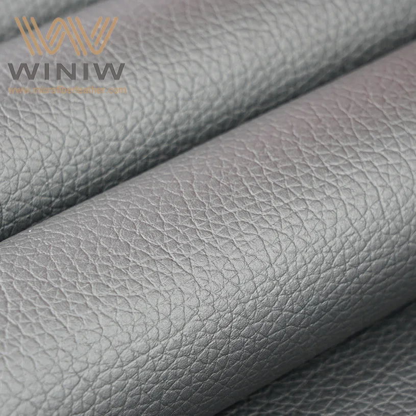 Eco Black Car Interior Decos Material Automotive Micro Fiber PU Leather 1.2mm 1.6mm