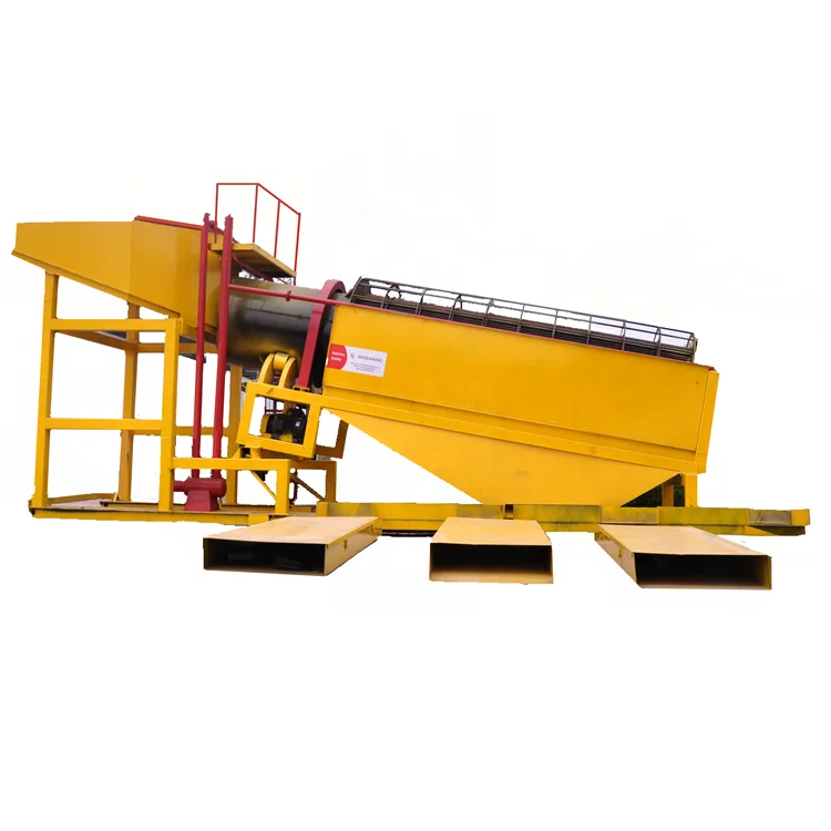 SINOLINKING Industrial Rotary Trommel Mineral Processing Gold Equipment